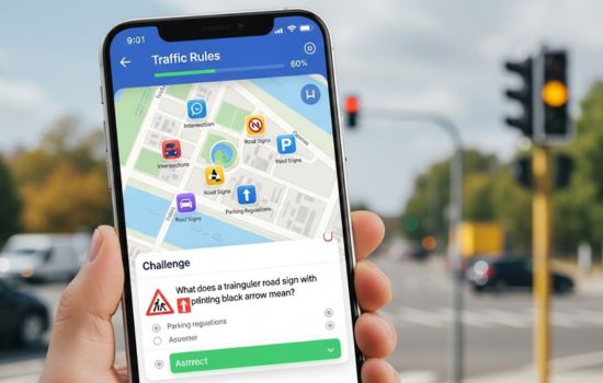 Aprende Reglas de Tránsito con Aplicación Interactiva
