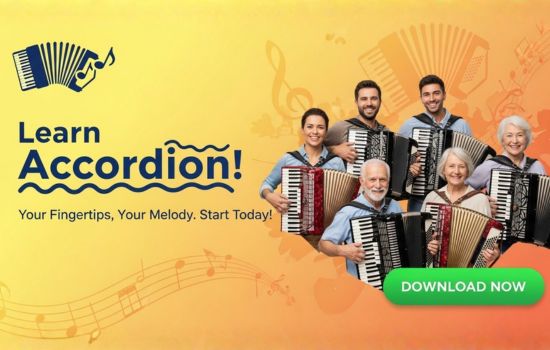 Aplicación para Aprender a Tocar Acordeón